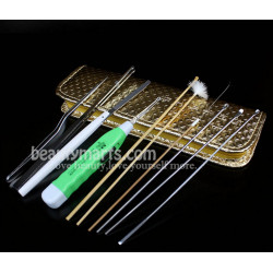 Ear Cleanser Set (10pcs) 高级采耳工具10件套装掏耳朵工具挖耳勺鹅毛棒专业洁耳