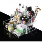 Acrylic Makeup Organizer with Drawer Extra Large Design