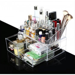 Acrylic Makeup Organizer with Drawer Extra Large Design