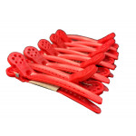 Hair Sectioning Clips Plastic Hairdresser Clips - 10pcs/pkt