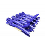 Hair Sectioning Clips Plastic Hairdresser Clips - 10pcs/pkt