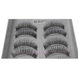 Handmade Taiwan False Eyelash #交叉9 (10 Pairs)