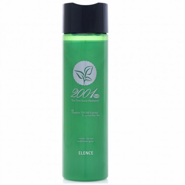 Elence 2001 Plus Green Tea Intensive Scalp Shampoo for Fast Hair Growth and Minimizes Hair Loss  