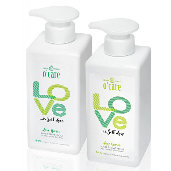 O'CARE Love Basic Hair Shampoo + Treatment  (Ideal for Normal to Dry Hair)