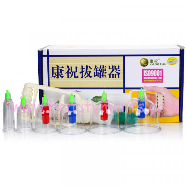 Kang Zhu 12 Cup Chinese Cupping Therapy Set 康祝拔罐器