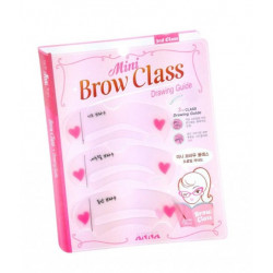 Mini Brow Class Drawing Guide Eyebrow card helper/guide 