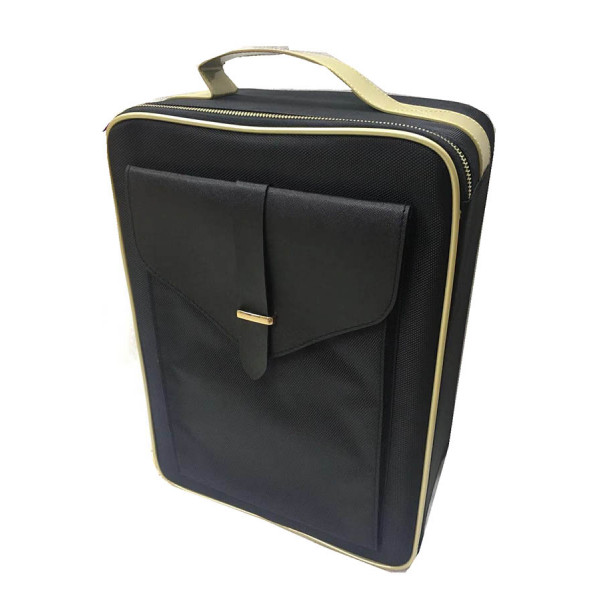 Professional Makeup Case Backpack Waterproof with Adjustable Divider