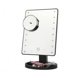 LED Touch Screen Makeup Mirror 10 X Magnifying Mirror