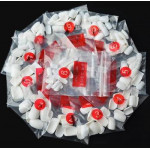 Artificial Fake Nail Square-shaped round-headed fake nails 500 PCS - Transparent