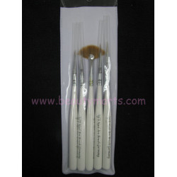 Nail Art Brush (5 Pcs)