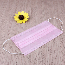 Face Mask With Earloop - Pink (50pcs/box) Face Mask With Earloop - Pink (50pcs/box)
